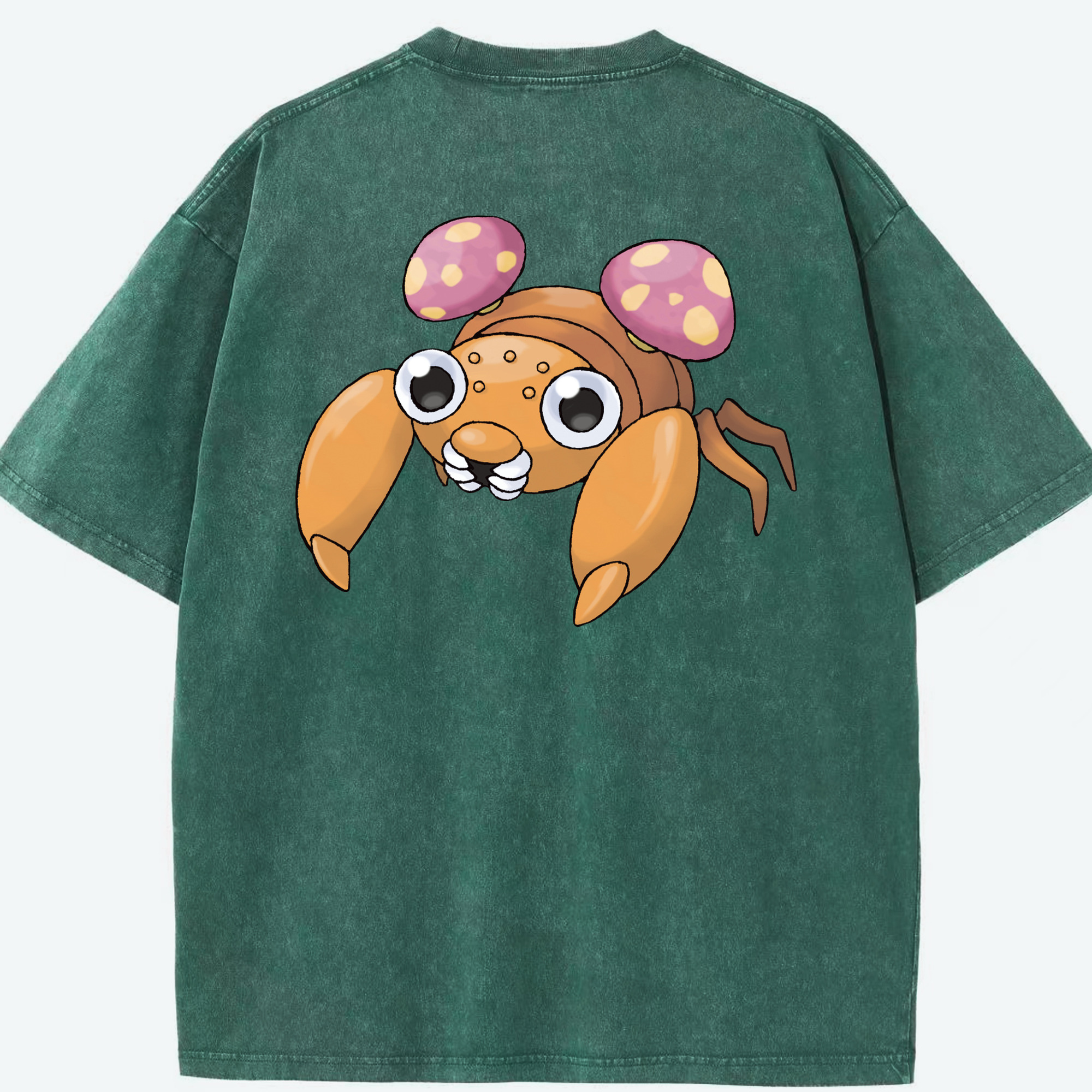 （画像用） ポケットモンスター Pokémon 綿100% ヴィンテージ風 半袖Tシャツ（背面プリント）